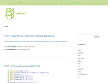 Tablet Screenshot of codeinch.com